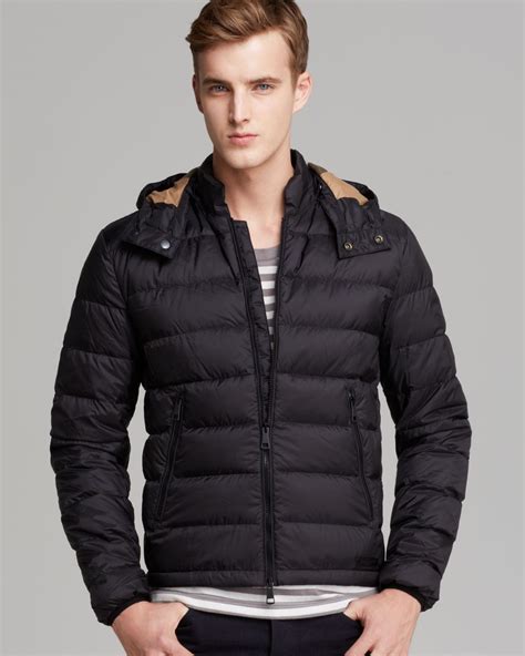 burberry brit mens showerproof quilted down jacket|Burberry signatures for men.